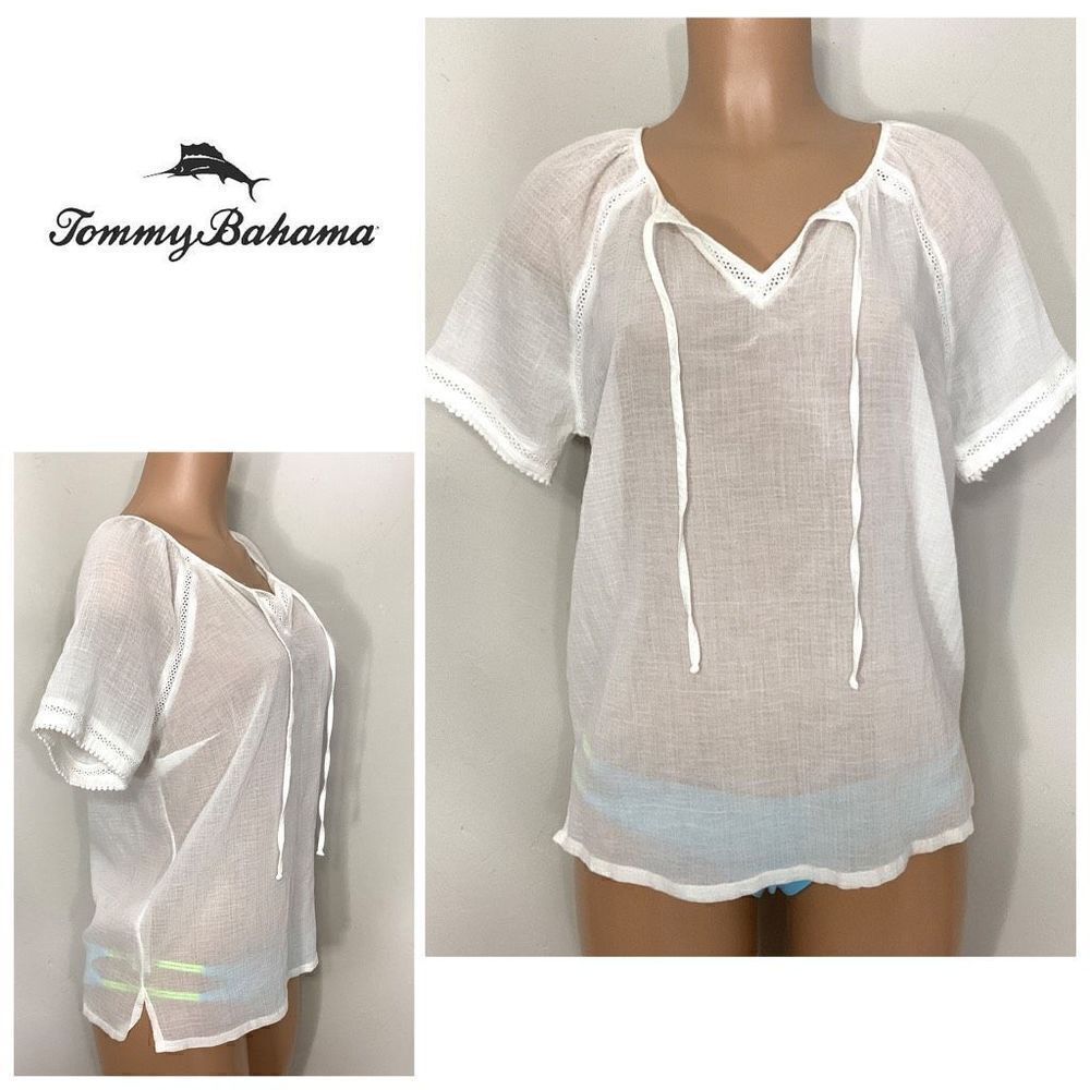 New. Tommy Bahama gauze top. Retails $110